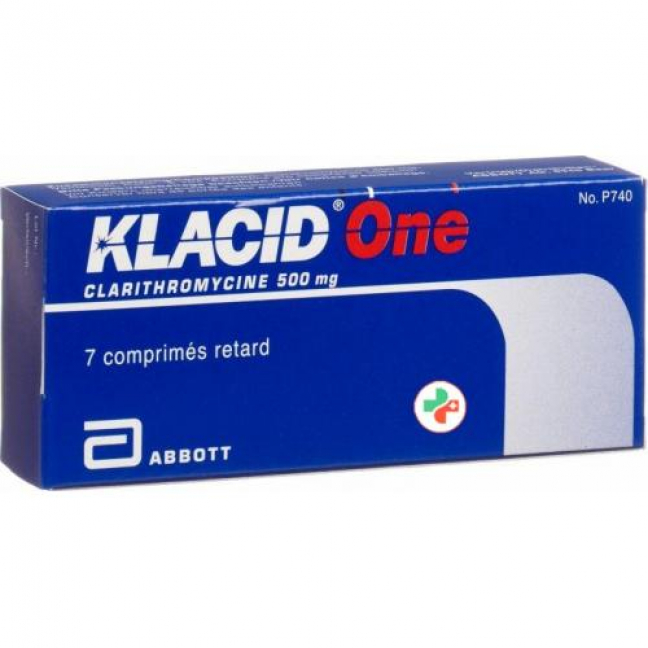 Клацид Oнe 500 мг 7 ретард таблеток 