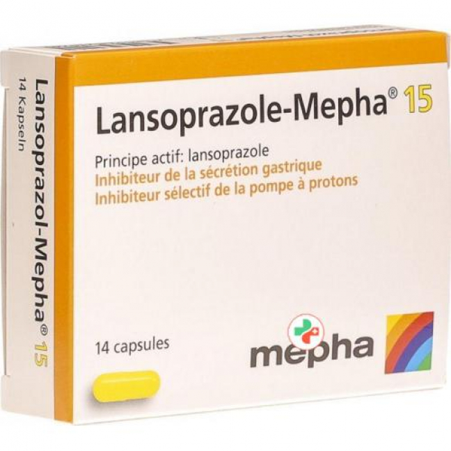 Лансопразол Мефа 15 мг 14 капсул
