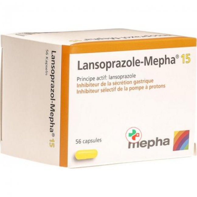 Лансопразол Мефа 15 мг 56 капсул