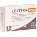 Левитра 10 мг 12 таблеток покрытых оболочкой  