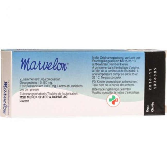 Марвелон 21 таблетка