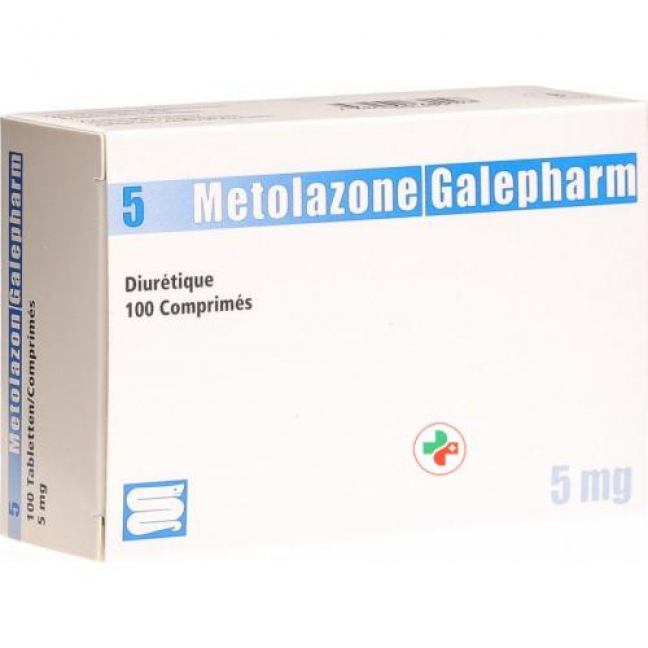 Метолазон Галефарм 5 мг 100 таблеток