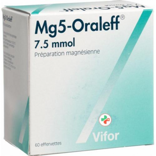 Mг5 Оралефф 60 шипучих таблеток