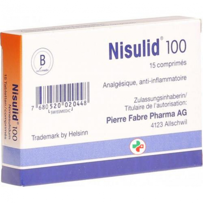 Нисулид 100 мг 15 таблеток