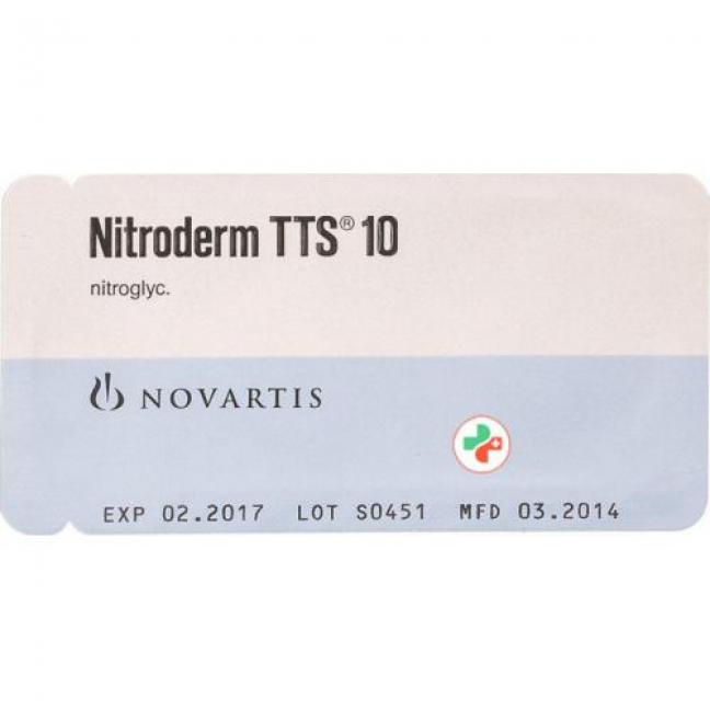 Нитродерм 10 TТС 10 мг/сут 30 трансдермальных пластырей