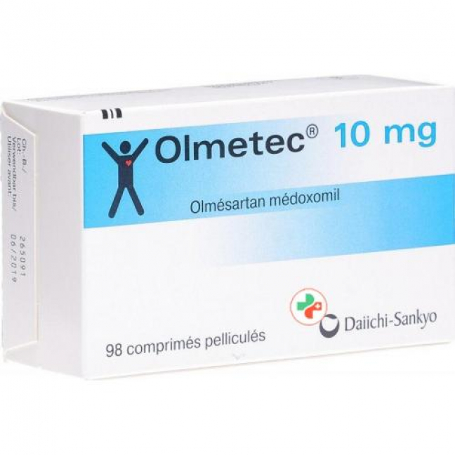 Олметек 10 мг 98 таблеток покрытых оболочкой 