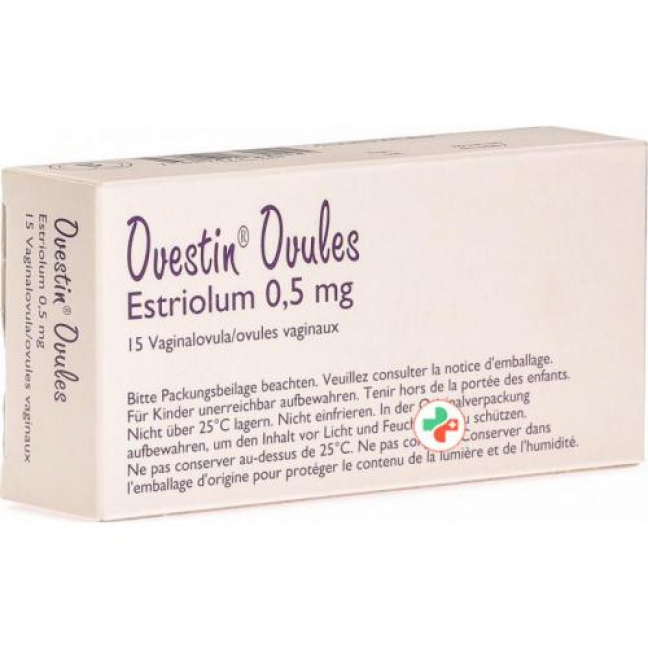 Овестин Овула 0,5 мг 15 вагинальных суппозиториев