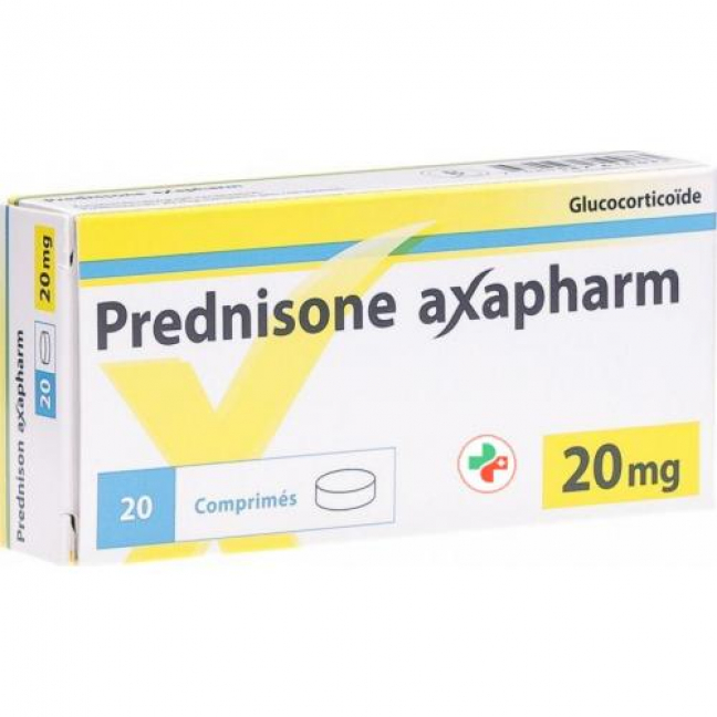 Преднизон Аксафарм 20 мг 20 таблеток 