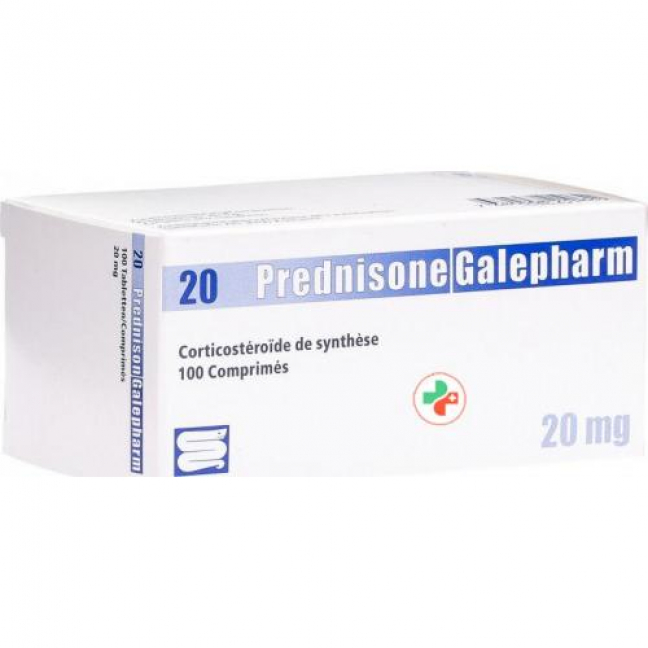 Преднизон Галефарм 20 мг 100 таблеток 