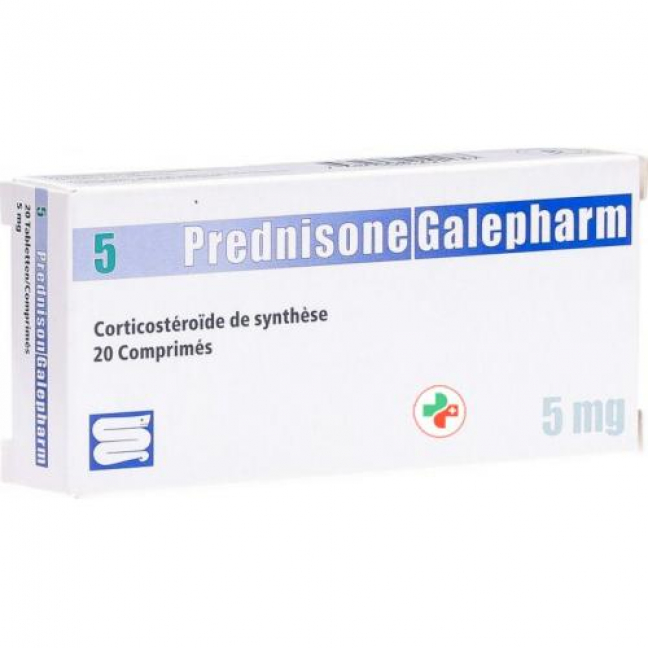 Преднизон Галефарм 5 мг 20 таблеток 