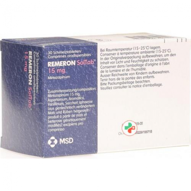 Ремерон Солтаб 15 мг 30 растворимых таблеток 