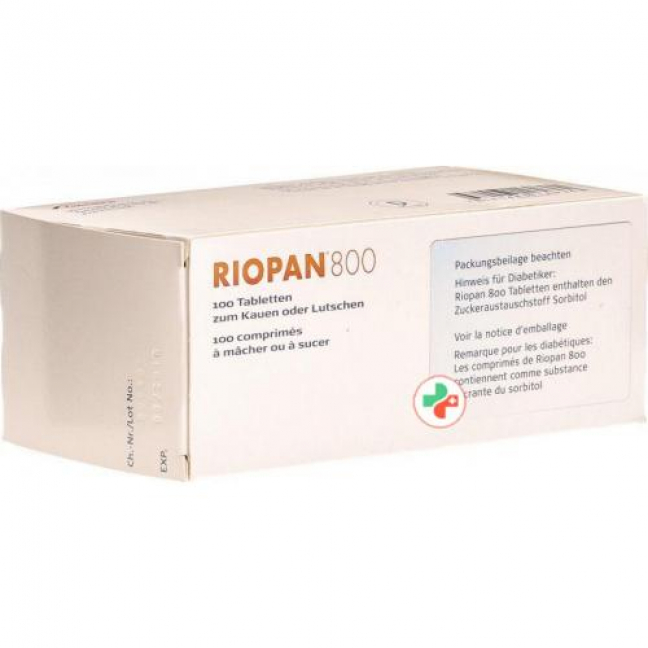 Риопан 800 мг 100 таблеток