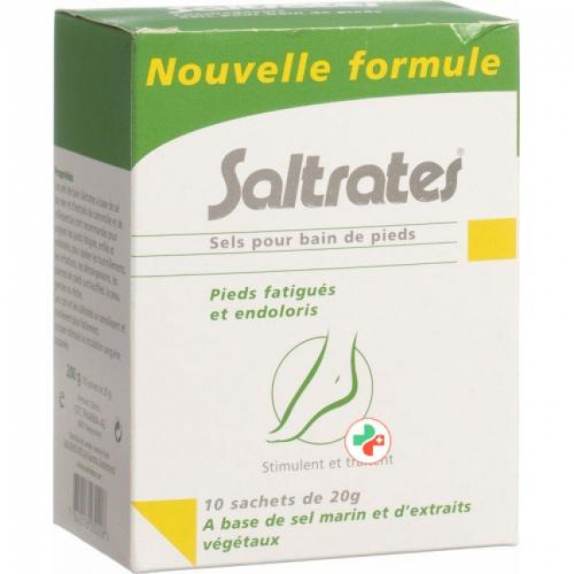 Saltrates Fussbadesalz 10 пакетиков 20г