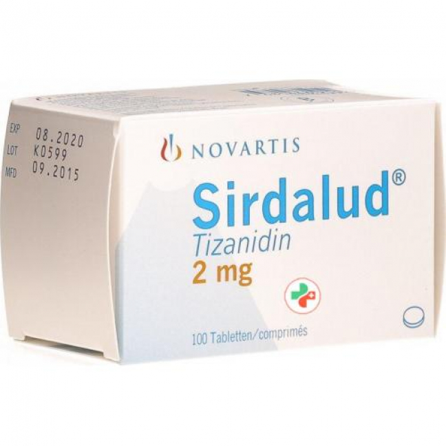 Сирдалуд 2 мг 100 таблеток