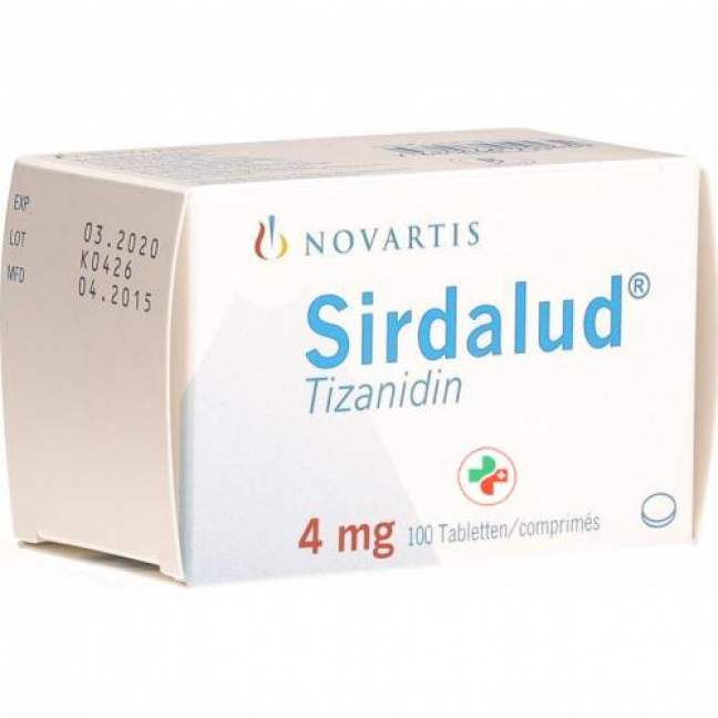 Сирдалуд 4 мг 100 таблеток