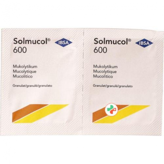 Солмукол гранулы 600 мг 10 пакетиков