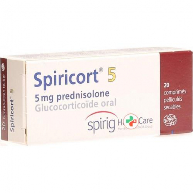 Спирикорт 5 мг 20 таблеток покрытых оболочкой 