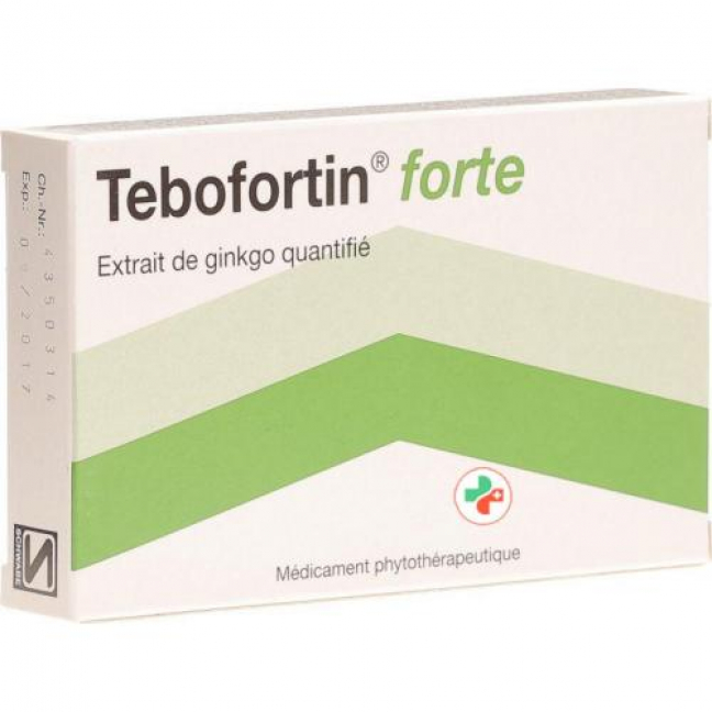 Тебофортин Форте 80 мг 30 таблеток покрытых оболочкой