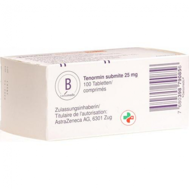 Tenormin Submite 25 mg 100 tablets