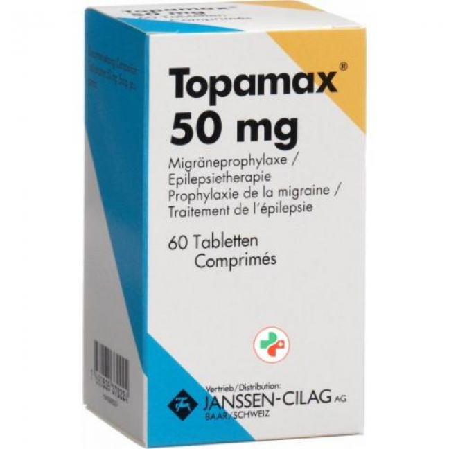 Топамакс 50 мг 60 таблеток 