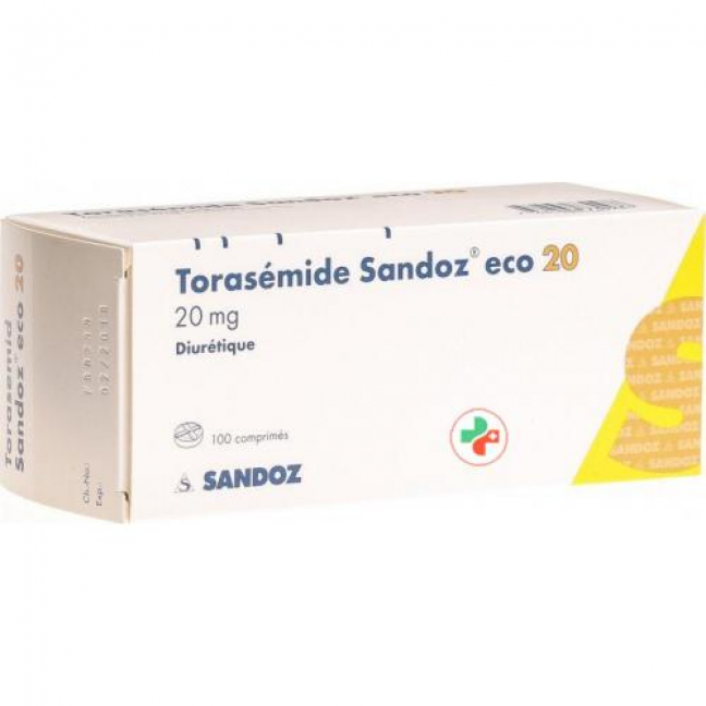 Torasemid Sandoz ECO 20 mg 100 tablets