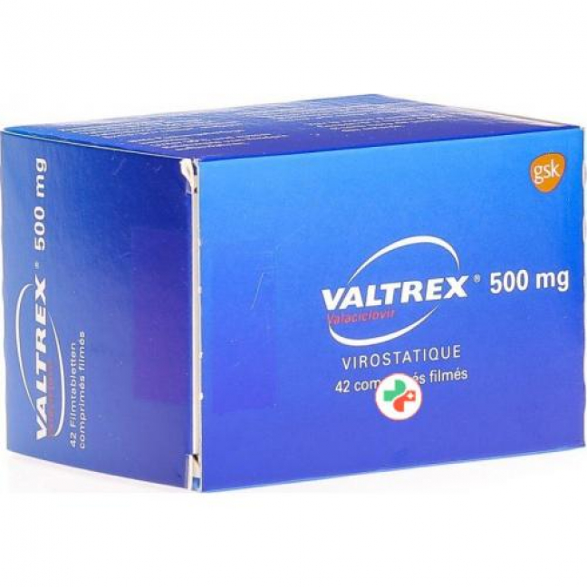 Валтрекс 500 мг 42 таблетки покрытые оболочкой 