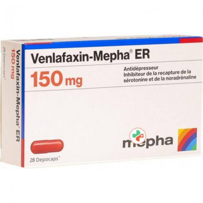 Венлафаксин Мефа ER 150 мг 28 депо капсул
