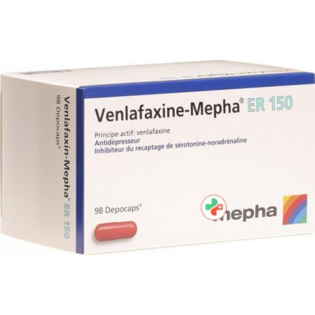 Венлафаксин Мефа ER 150 мг 98 депо капсул