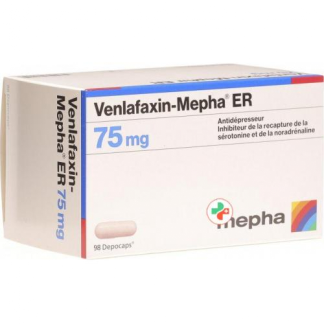 Венлафаксин Мефа ER 75 мг 98 депо капсул