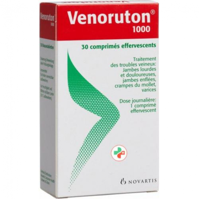 Венорутон 1000 мг 30 шипучих таблеток