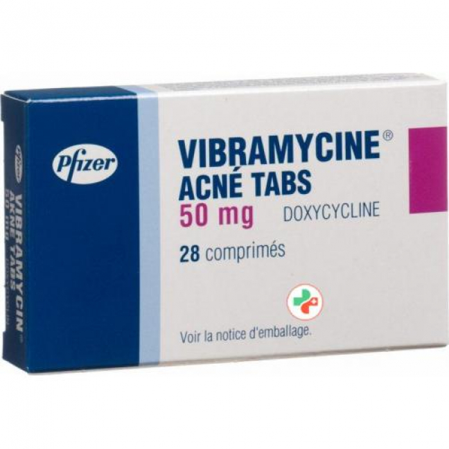 Вибрамицин Акне 50 мг 28 таблеток