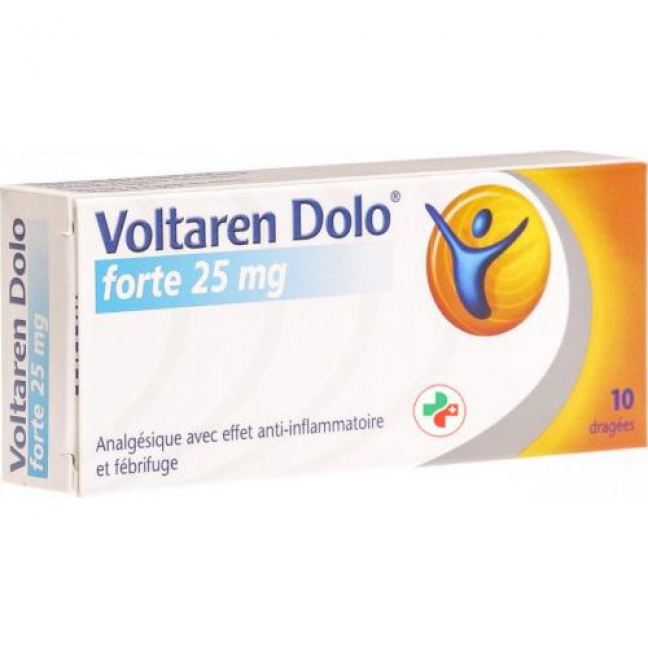 Вольтарен Доло форте 25 мг 10 драже