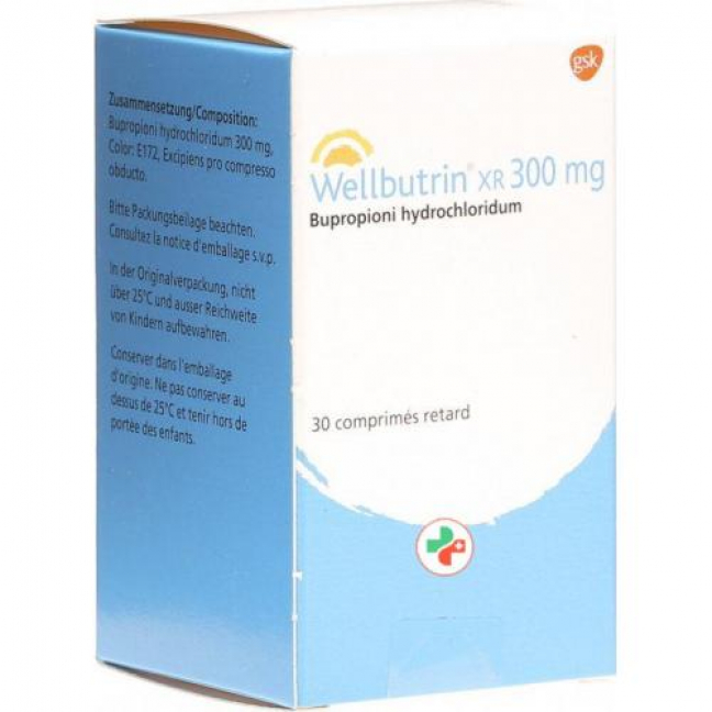 Веллбутрин XR 300 мг 30 ретард таблеток