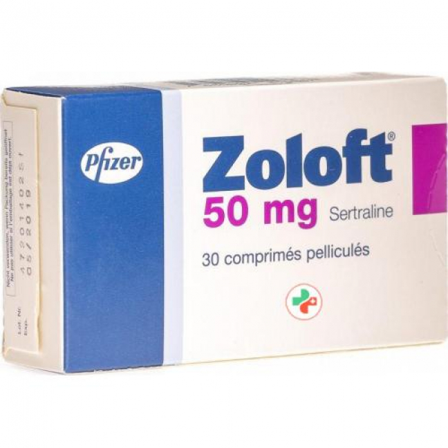 Золофт 50 мг 30 таблеток покрытых оболочкой