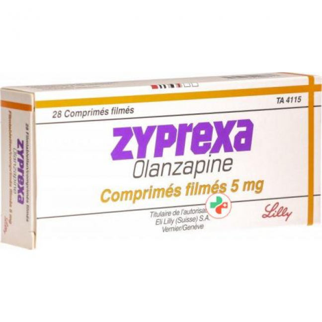 Зипрекса 5 мг 28 таблеток покрытых оболочкой