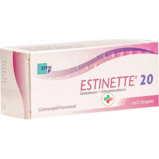 Эстинет-20 6 x 21 таблетка
