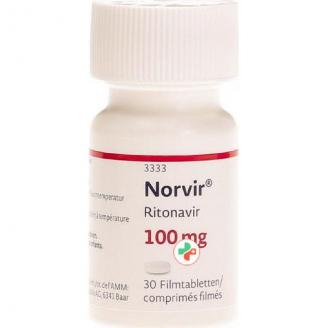 Норвир 100 мг 30 таблеток покрытых оболочкой 