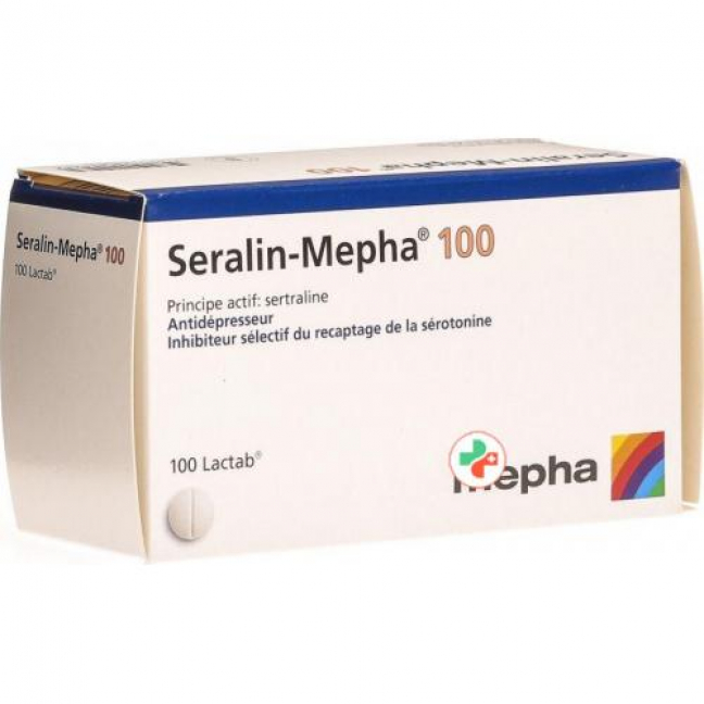 Сералин Мефа 100 мг 100 таблеток покрытых оболочкой