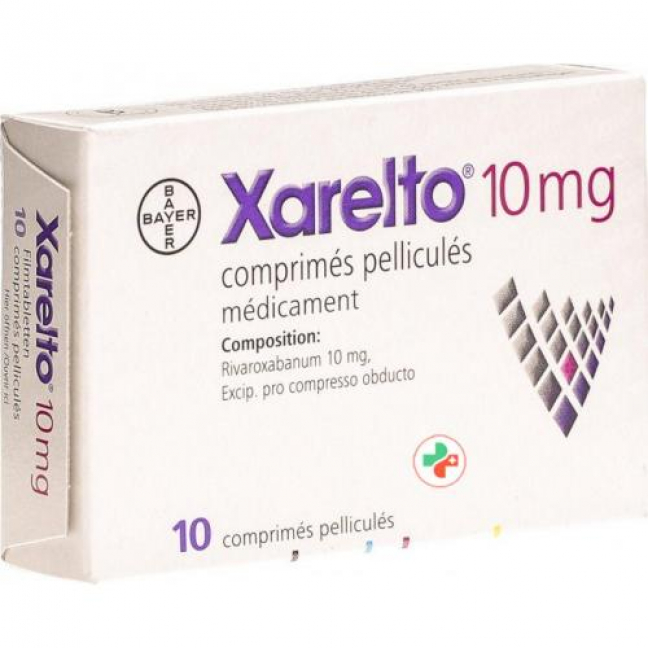 Ксарелто 10 мг 10 таблеток покрытых оболочкой 