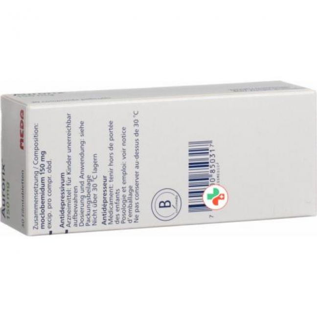 Аурорикс 150 мг 30 таблеток покрытых оболочкой 