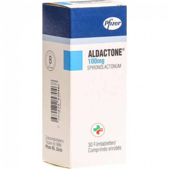Альдактон 100 мг 30 таблеток покрытых оболочкой