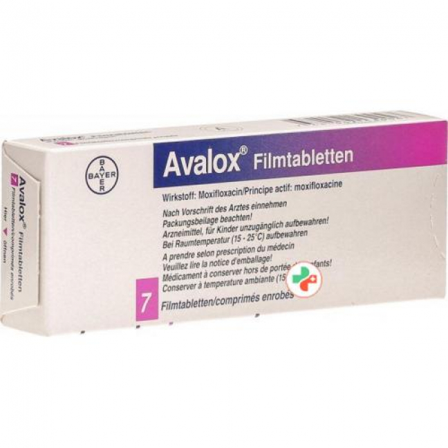 Авалокс 400 мг 7 таблеток покрытых оболочкой