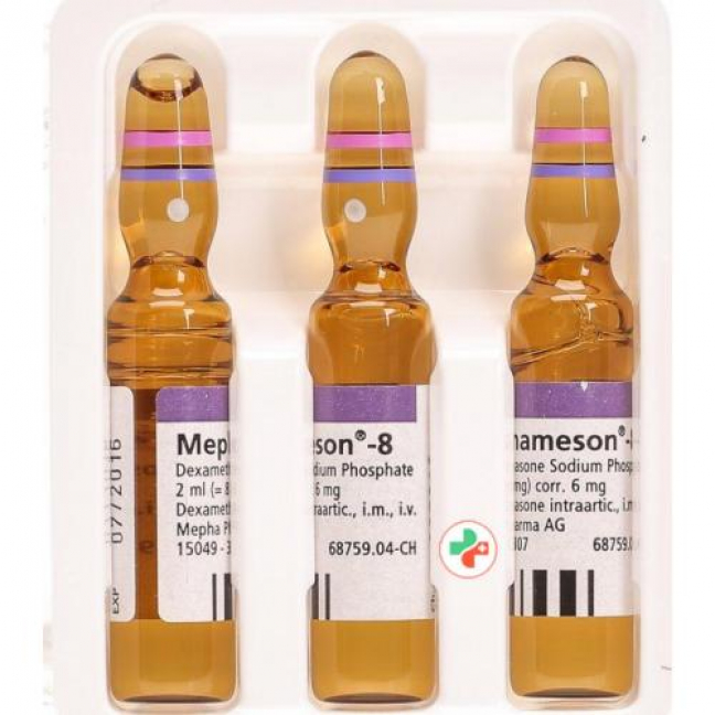 Mephameson 8 mg/2 ml 3 Ampullen je 2 ml