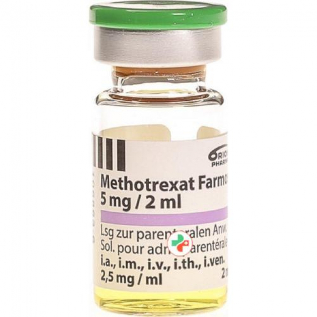 Метотрексат Фармос 5 мг/2 мл 10 флаконов по 2 мл