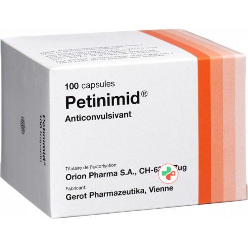 Петинимид 250 мг Суксилеп - Suxilep 100 капсул  - АПТЕКА ЦЮРИХ
