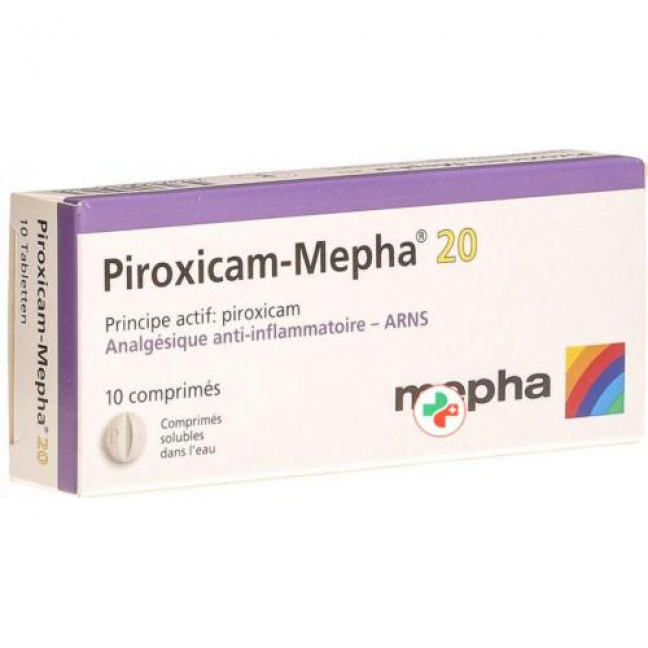 Пироксикам Мефа 20 мг 10 таблеток