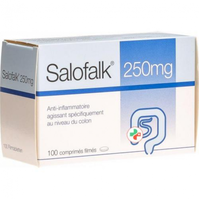 Салофальк 250 мг 100 таблеток покрытых оболочкой 
