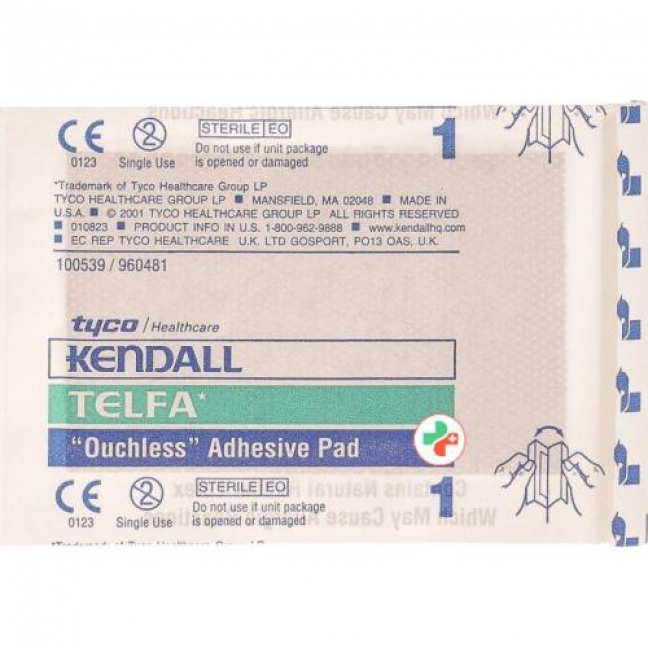 Kendall Telfa Wundauflage mit Haftrand 5x7.5см Steril 100 штук