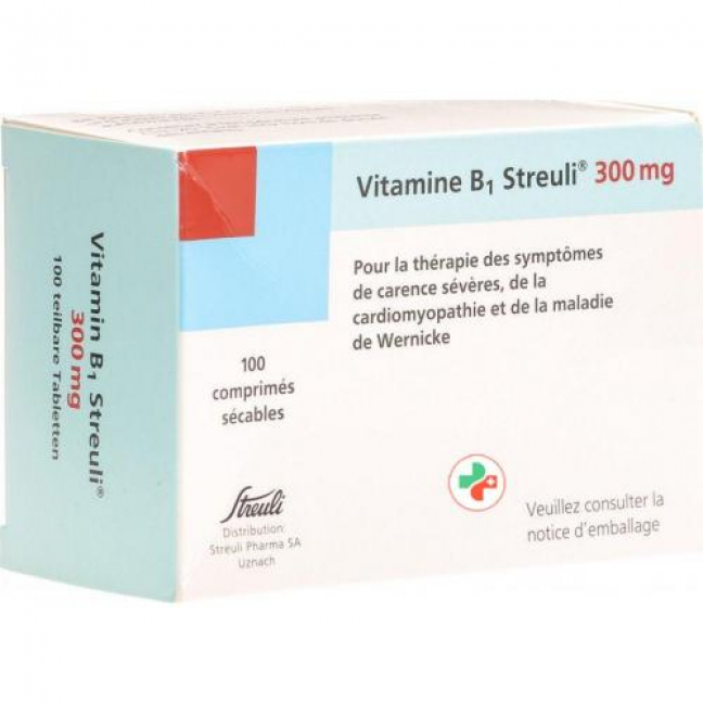 Витамин B1 Штройли 300 мг 100 таблеток