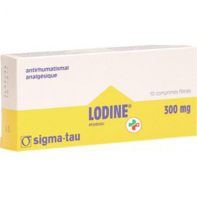 Lodine 300 mg 10 filmtablets